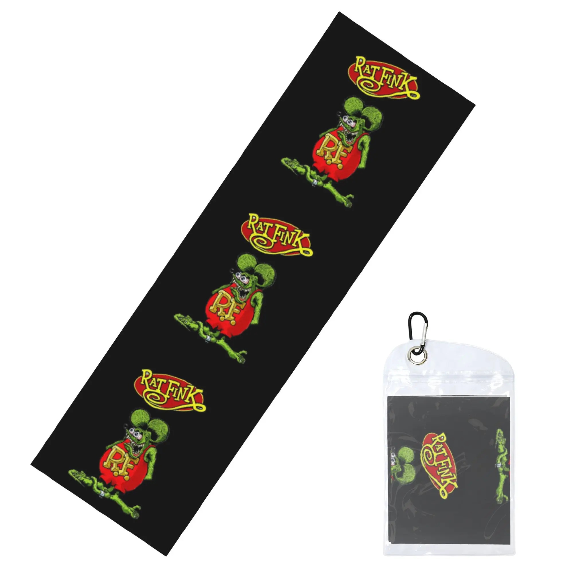 Rat Fink Cold Exercise Towel Cartoon Animation Yoga And Fitness Running Outdoor Activities Travelling Swimming Camping Towels