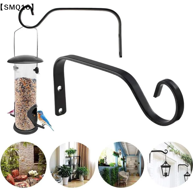 Wall Hanging Basket Iron Flower Pot Plant Support Hanger Hook For Indoor Outdoor Home Garden Hanging Lantern Decoration【SMQ】