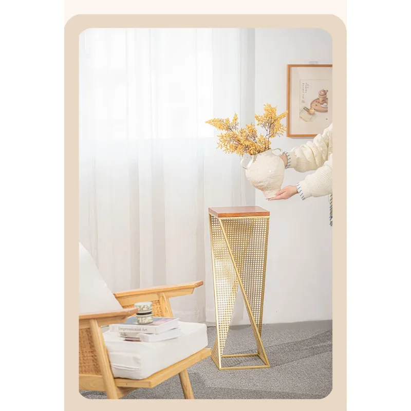 For living room balcony floor-to-ceiling flower pot rack indoor and outdoor light luxury storage decorative rack