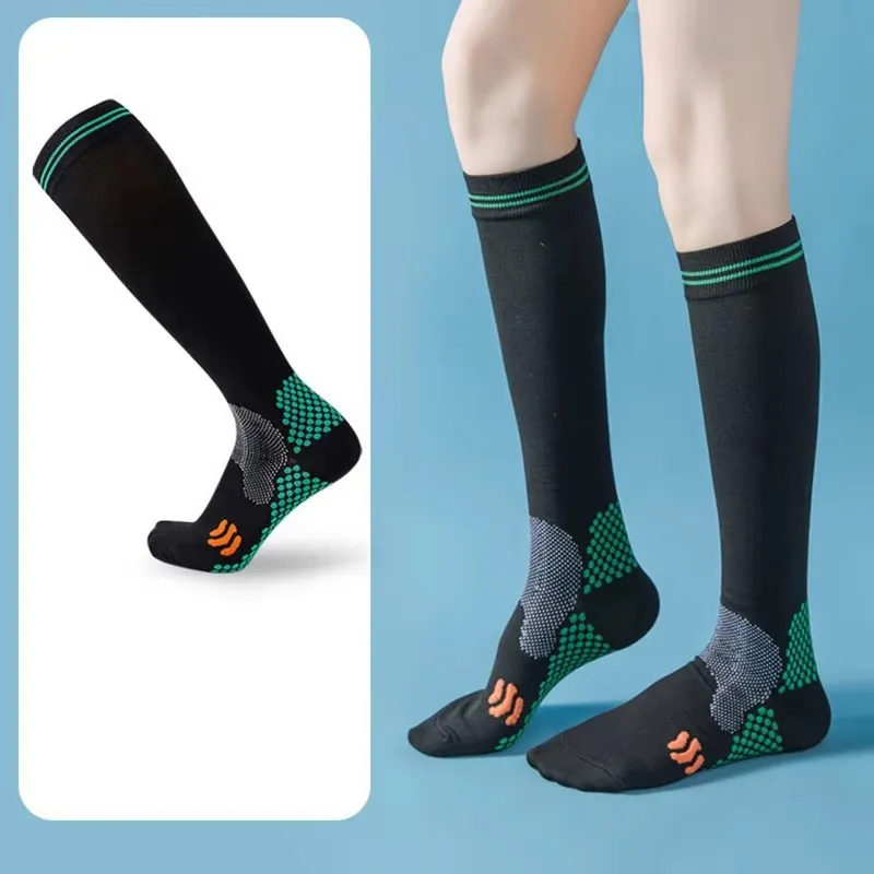 

Varicose Veins Socks Hiking Running Socks Soft Lightweight Shock Absorption Damping Mid-Calf Breathable Ankle Cycling Socks