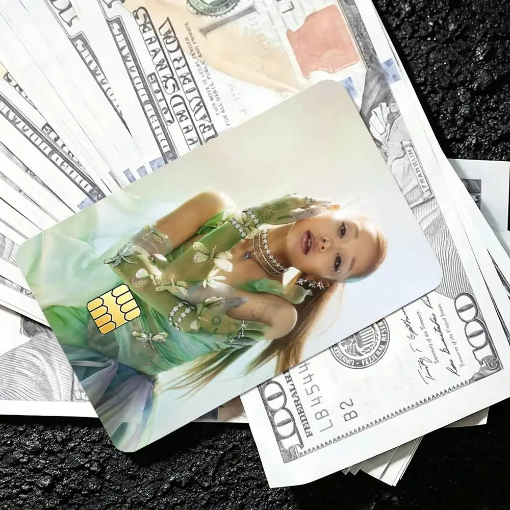 Singer Ariana Grande Petal  Credit Card HD Stickers Premium matte film effectively prevents fingerprints and daily abrasion.