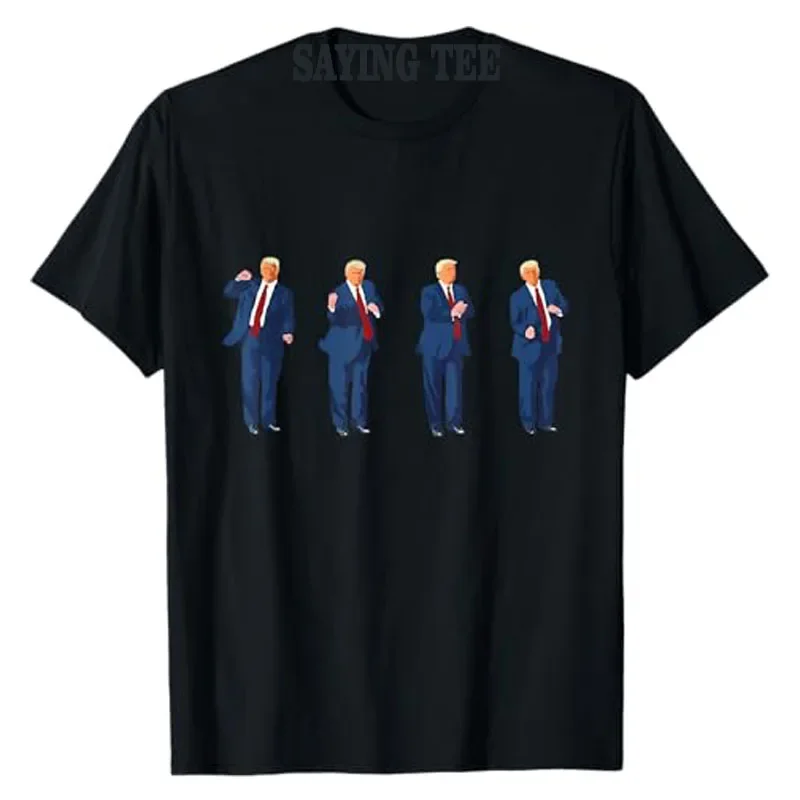

MAGA Dance 4th of July Donald 2024 T-Shirt Humor Funny Donald MAGA Support Fans Clothes Conservative Republican Saying Tee Tops