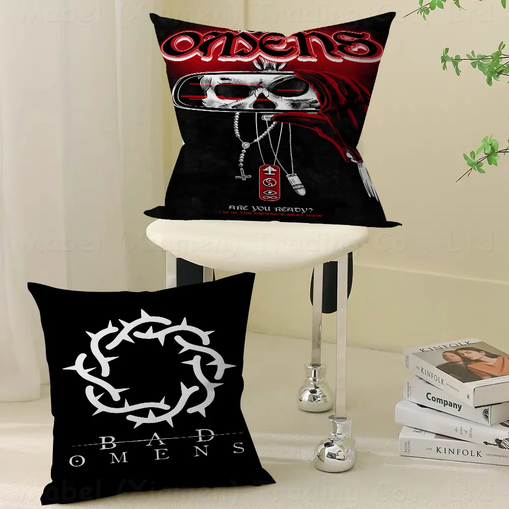 

B-Bad Omens BandCushion Cover Decorative Pillow Sofa Home Decor Case Pillow Cases