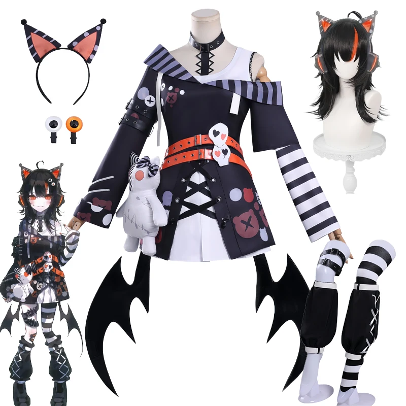 Sawatari Coco Cosplay: Disfraces de Cosplay de Chica Mágica y Bruja, Peluca, Uniforme, Accesorios para la Cabeza, Ropa para Juegos, Halloween y Carnaval para Mujeres