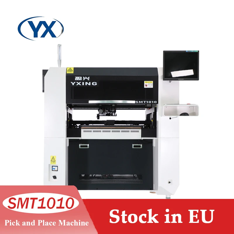 Stock in EU SMT1010 Full Automatic Integrated Circuit Making SMT Pick and Place Machine with Fly Shoot+Precision Camera 19000pcs