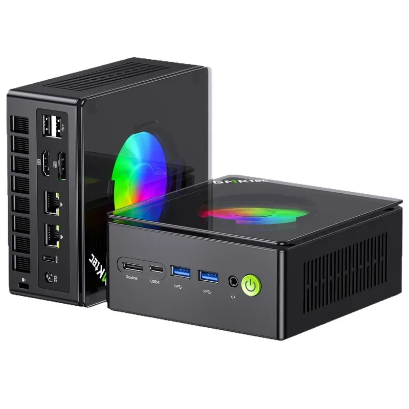 GMKtec Oculink Mini PC K11 K8 Plus M7 AMD Ryzen 9 8945HS 8845HS 6850H 2*USB4 2*DDR5 2*2.5G LAN Gaming Computer Windows 11 WiFi6