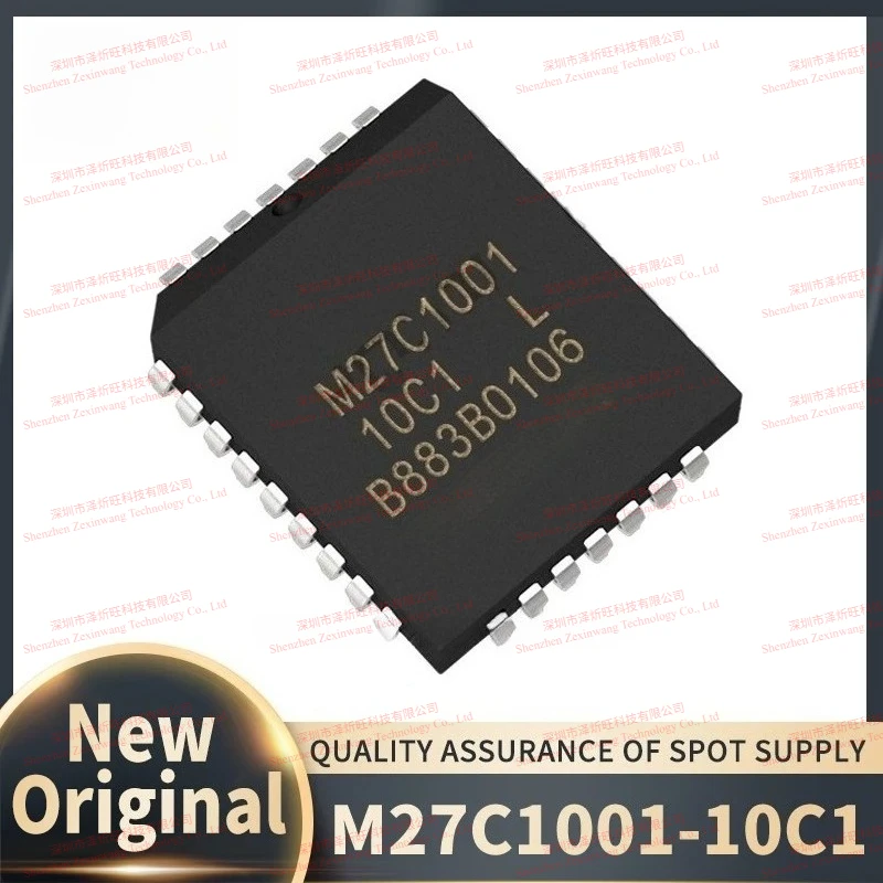 (10Pcs/Lot) 100% New Original M27C1001-10C1 M27C1001 PLCC32 Chipset
