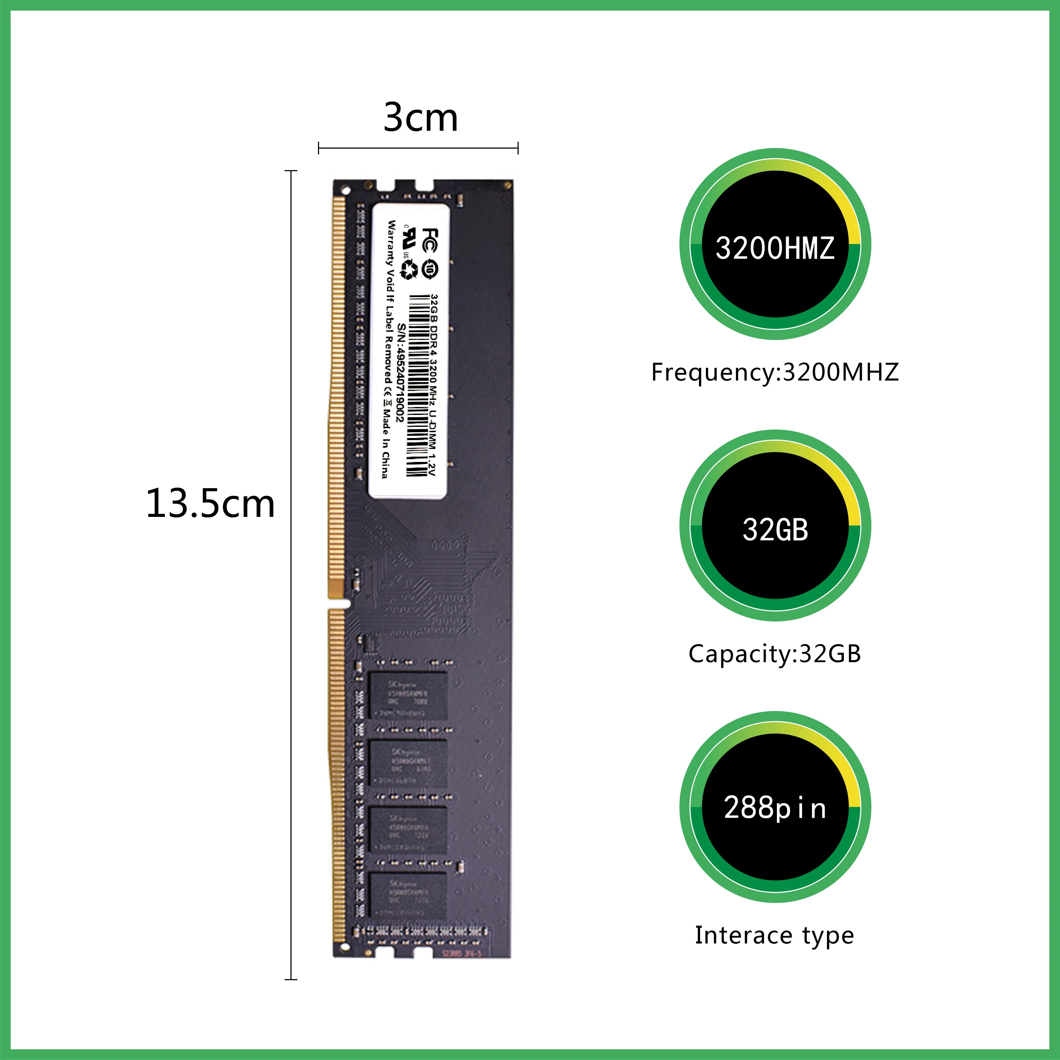 Top PC DDR4 5 PCS Desktop memory cards 2400MHz 2666MHz 4GB 8GB 16GB 32GB U-DIMM memoriam RAM 288pin Desktop memory wholesale