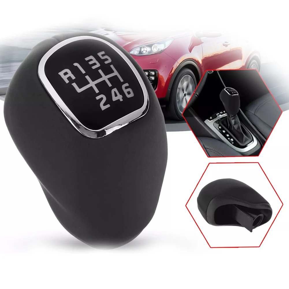 

Car Interior Upgrade Leather Gear Shift Knob Replacement Shift Knob Seamless Upgrade Unique Design Better Grip