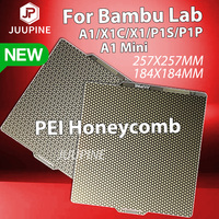 For Bambulab P1s Build Plate Bambulab X1c Accessories PEI Honeycomb Square Pei Sheet 257 Build Plate  for Bambu Lab A1 Plate