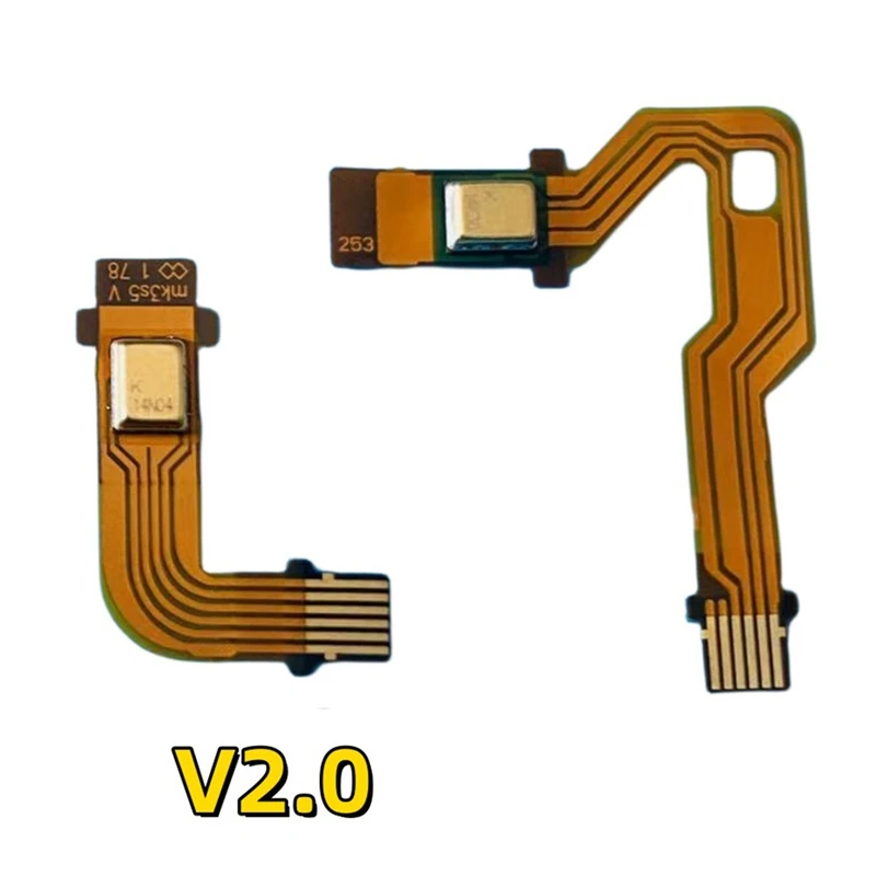5 Pairs LR Microphone Flex Cable V2.0 For PS5 Game Console Dual Sense Inner Ribbon Cables Replace For PS5 Controller Spare Parts