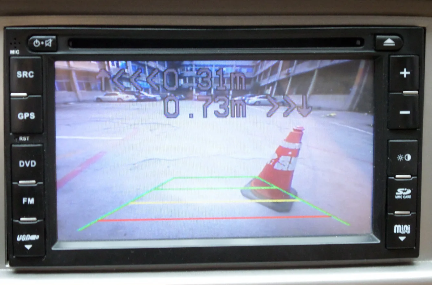 SMART STAR Parking Radar with Image & Digital Distance Display with Backup Camera Support CDD No Screen