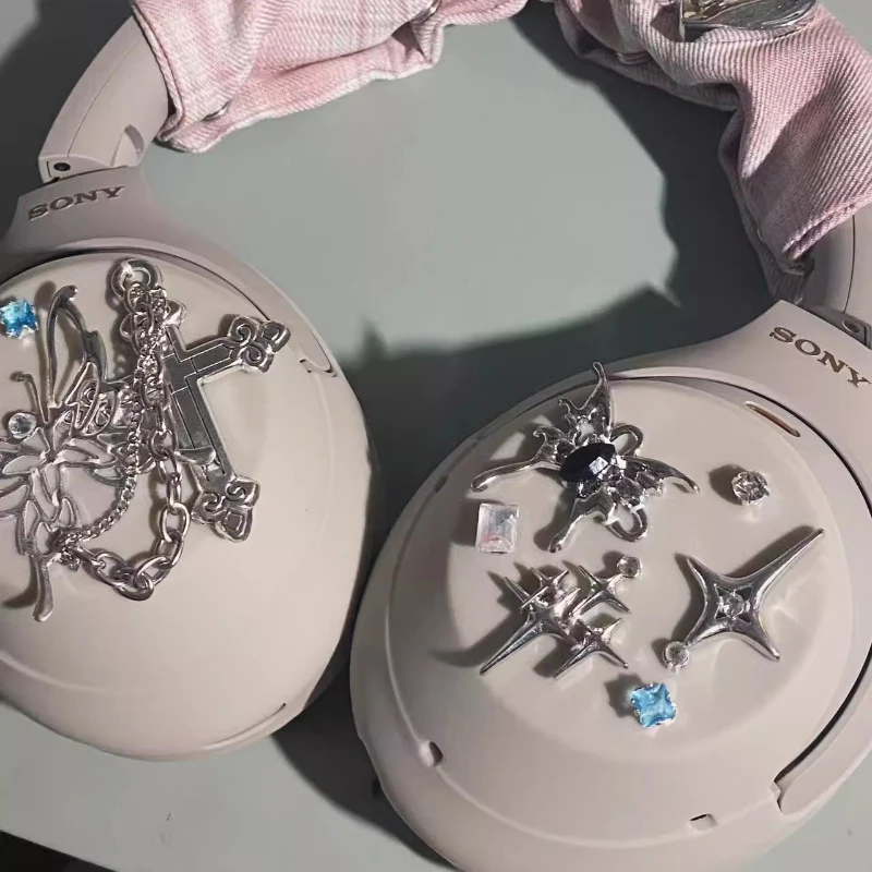 Butterfly Flash Headband Cover for Sony WH-1000XM4/XM5/WH-1000XM3 Headphones Protective Decor Accessory Decor Custom Peripheral