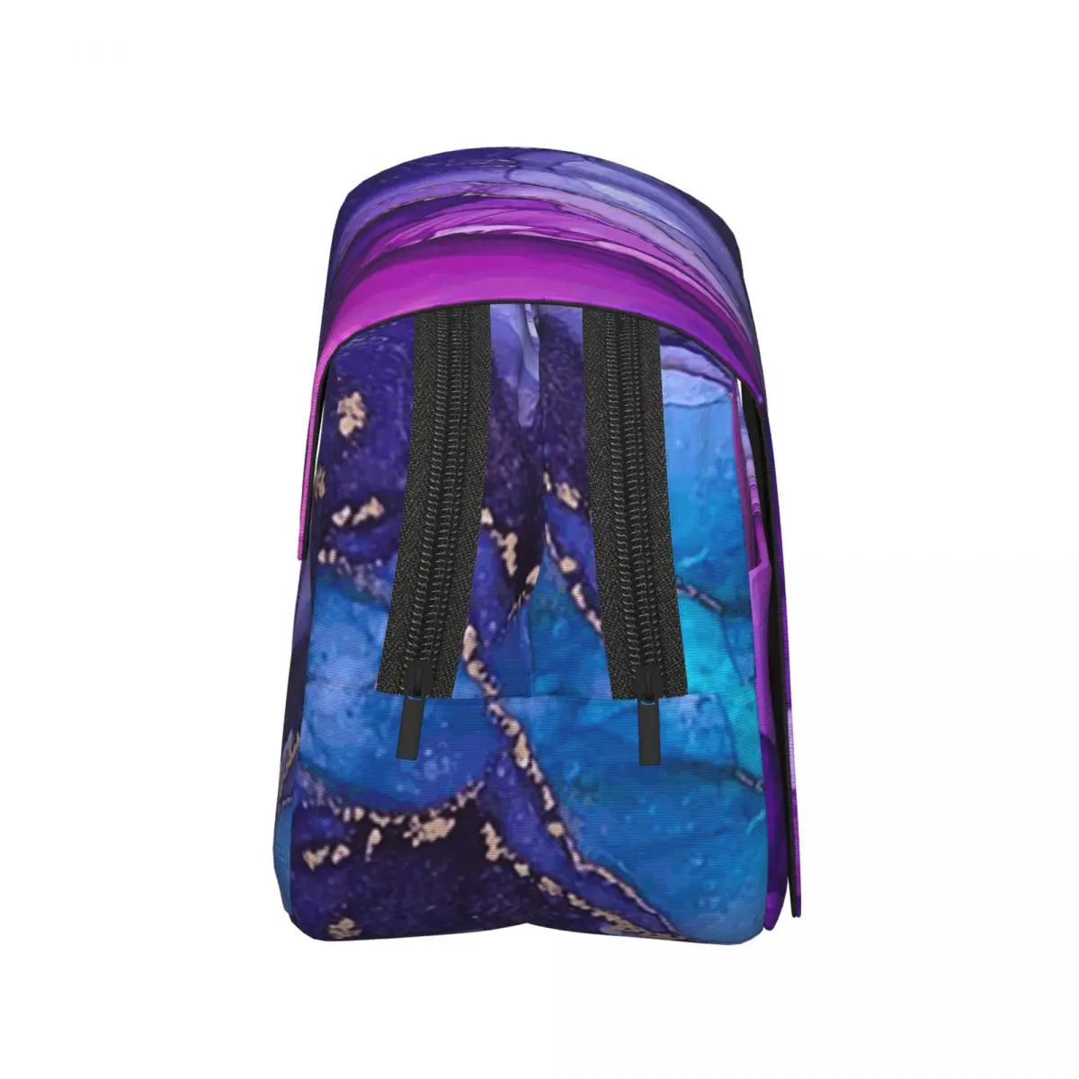 Abstract Vibrant Rainbow Ombre Pencil Case Pen Holder Hard Shell Leather Large Capacity Pen Box Pencil Bag for Boys Girls School
