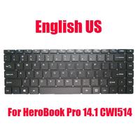 Laptop Replacement Keyboard For Chuwi For HeroBook Pro 14.1 CWI514 English US Black Without Frame New