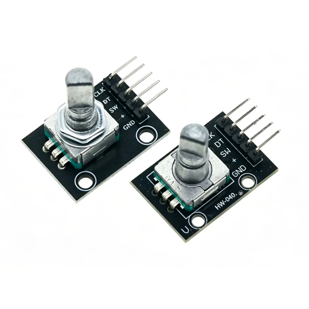 1pcs 360 Degrees Rotary Encoder Module For Arduino Brick Sensor Switch Development Board  With Pins KY-040 20MM HW-040 15MM