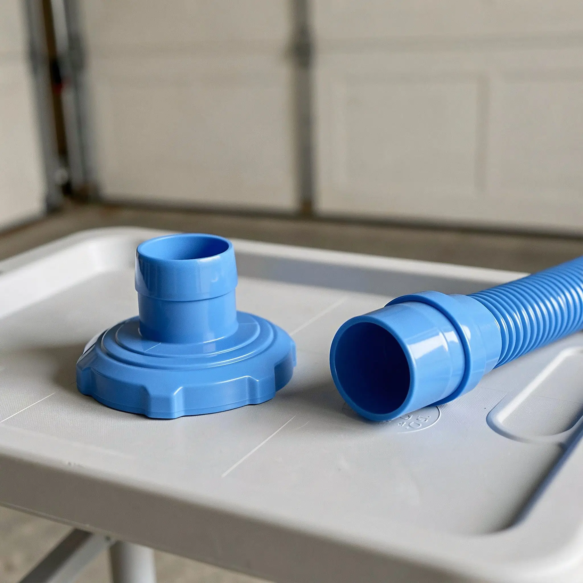 2Pcs Pool Vacuum Hose Adapter Compatible with Intex B Pool Cleaner Filter System Connector Cleaning Accessory for Above Pool