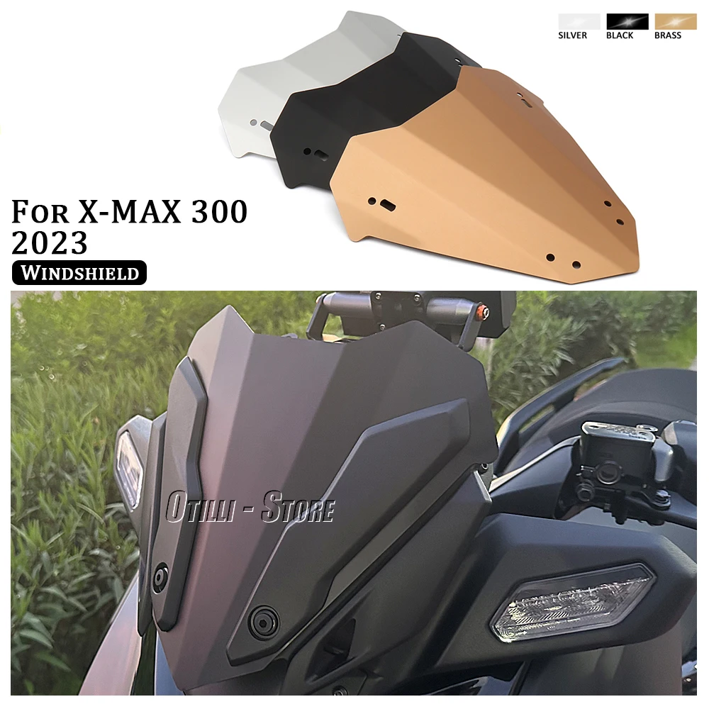 

Motorcycle Windscreen For YAMAHA XMAX300 XMAX 300 X-MAX 300 X-MAX 300 2023 New Windshield Covers Screen Deflector