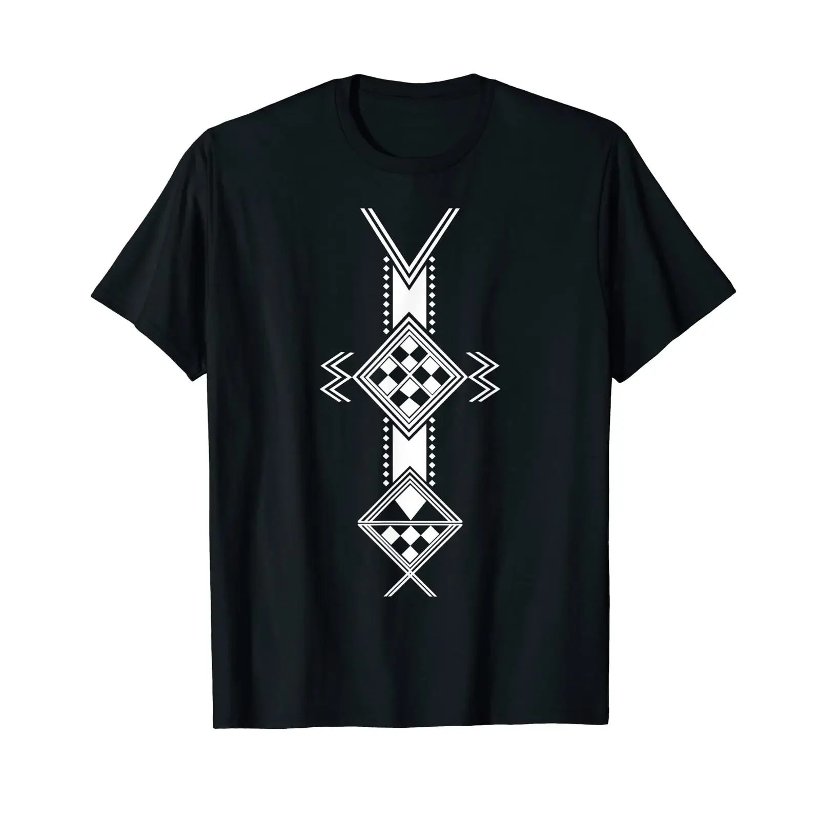 Amazigh Kabyle Berber Motifs rif Yaz Imazighen T Shirt black vintage Washed fashion streetwear Unisex Casual Slightly