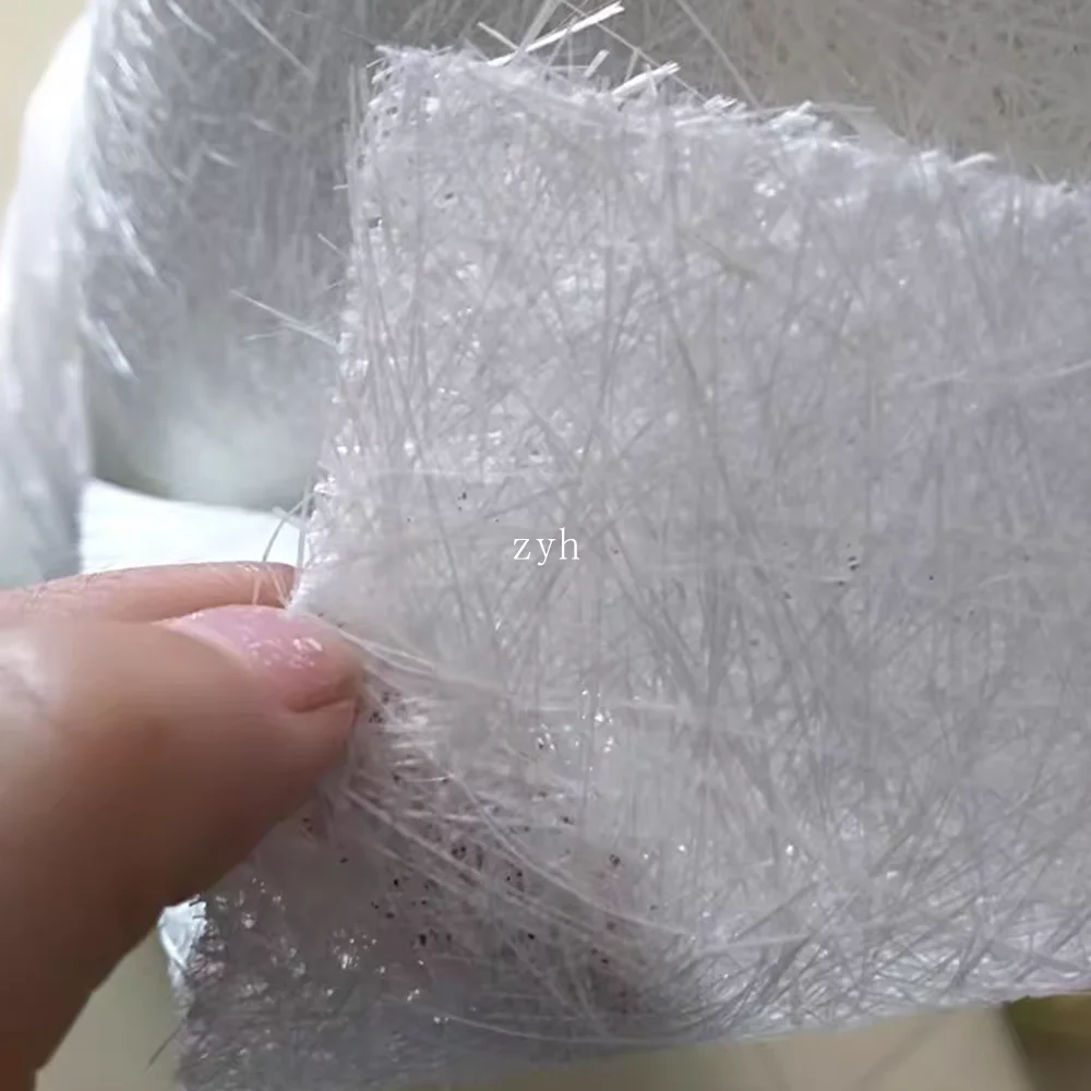 

300gsm 450gsm Glass Fiber Cloth alkali-free Fiberglass chopped strand mat 100cm width *100cm length