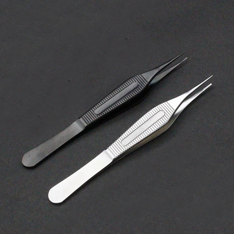 Edison tweezers nose comprehensive surgery plastic double eyelid surgery tools toothed stainless steel platform eyelid tweezers