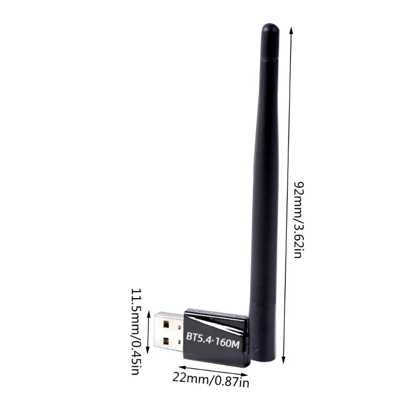 Adaptador usb 5.4 compatível com dongle sem fio para pc, fácil emparelhamento