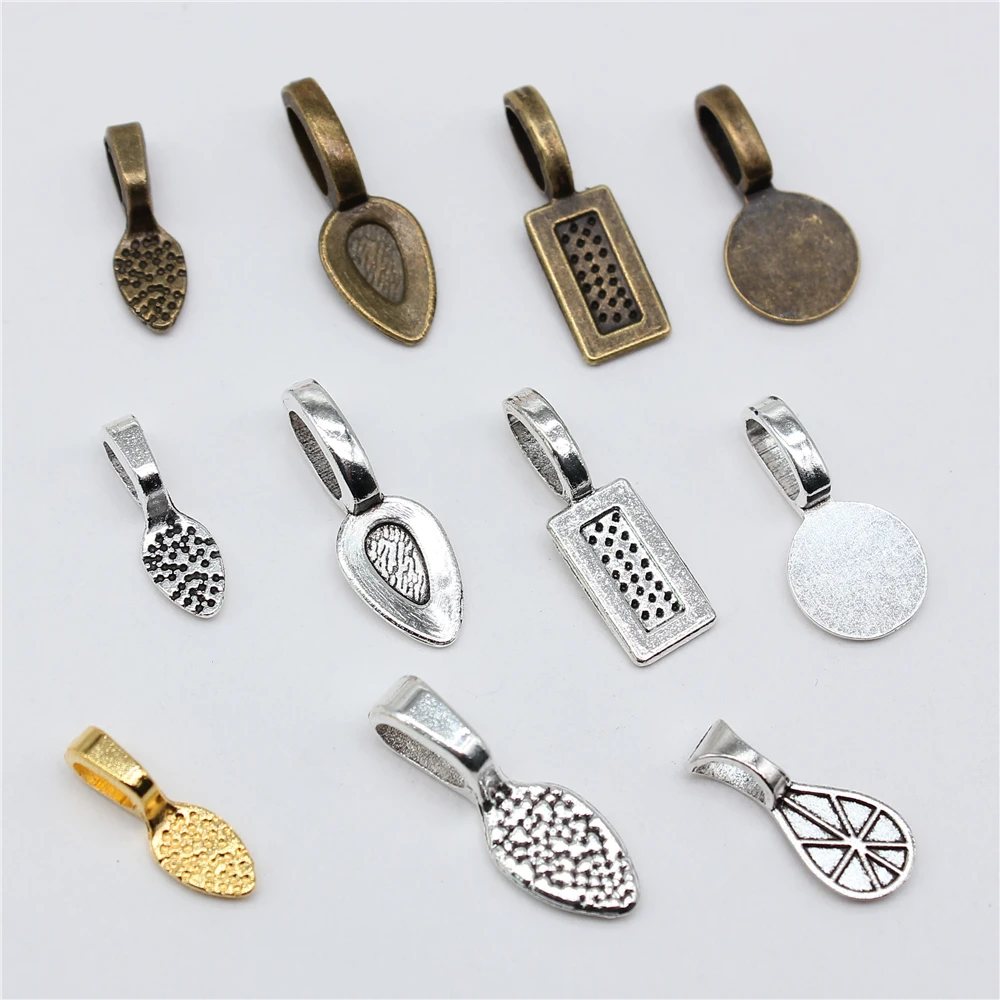 20pcs DIY Jewelry Making Jewelry Findings Jewelry Accessories Hanging Buckle Beads Bails Connectors