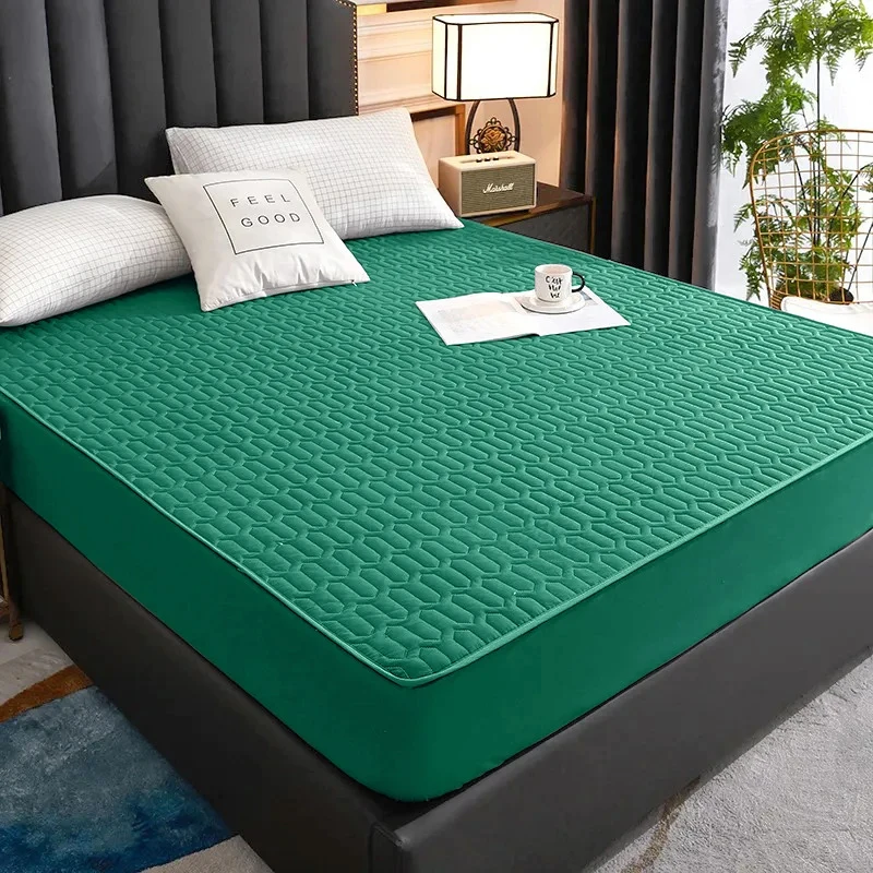 Couvre-Matelas Futon Tatami Lavable à Glissière - Coton Doux, Protection Anti-Poussière - Royal Blue King 180x200cm