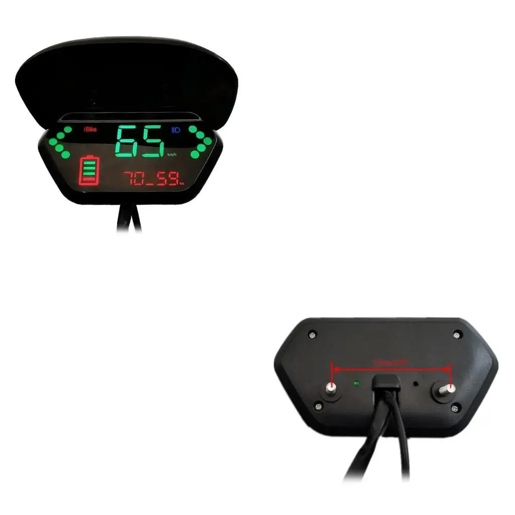 

Электрический велосипед со светодиодным дисплеем, велосипедные компьютеры, панель управления спидометром 36 В‑72 В