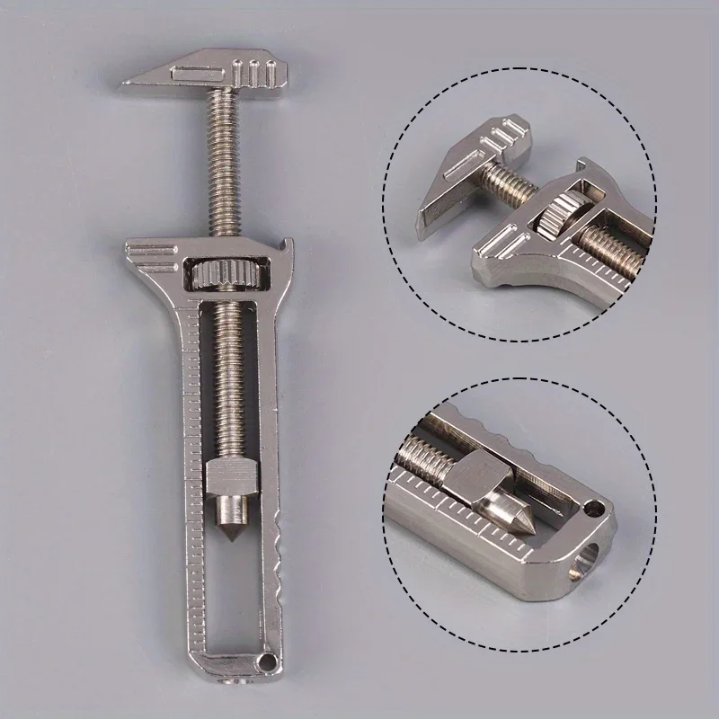 

1Pcs Mini Wrench Pocket Portable Multitool Tools for Outdoor Camping Compact Titanium Alloy Bottle Opener