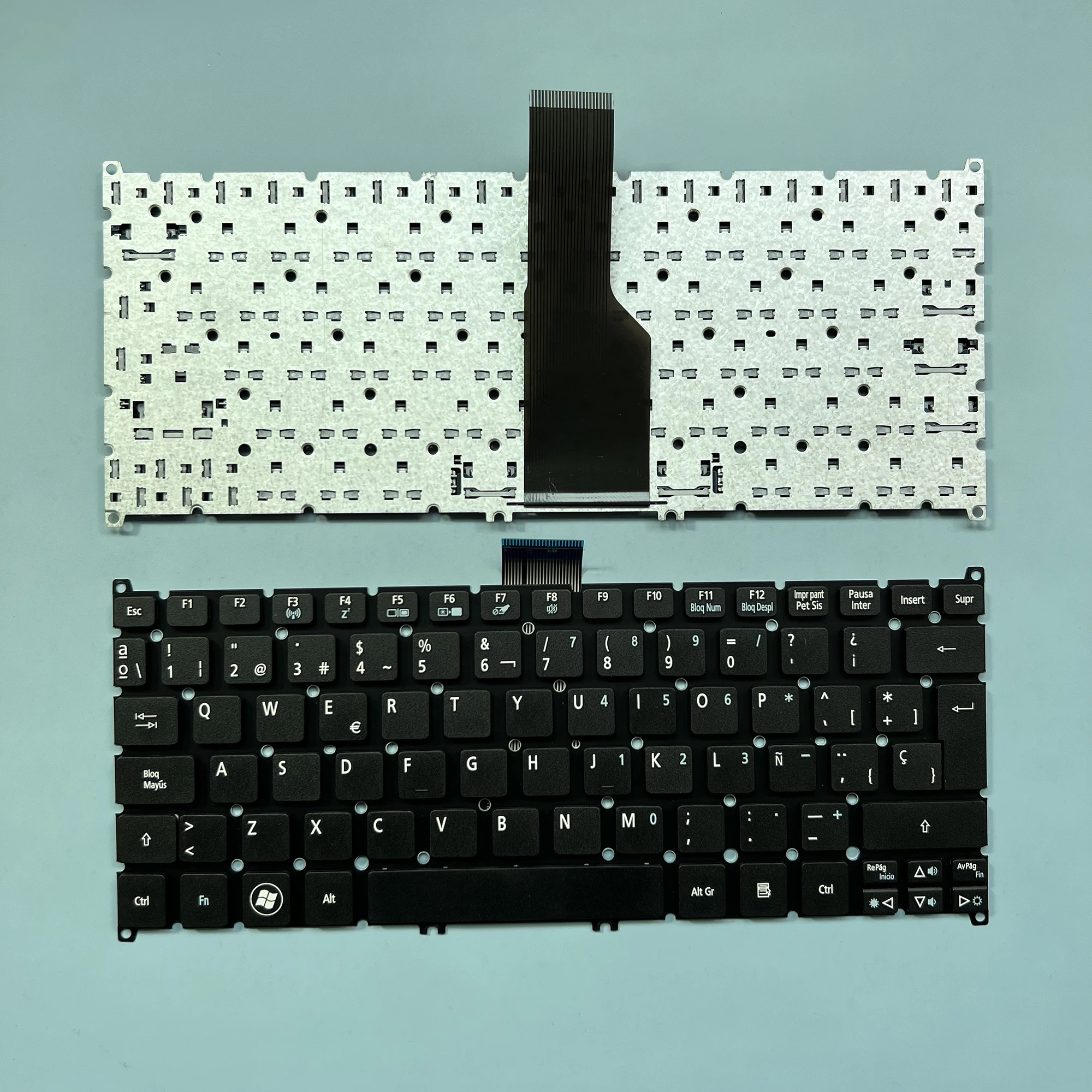 XIN Brazilian Spanish Keyboard For Acer Aspire S3 S3-391 S3-951 S3-371 S5 S5-391 725 756 TravelMate B1 B113 B113-E  Brazil SP