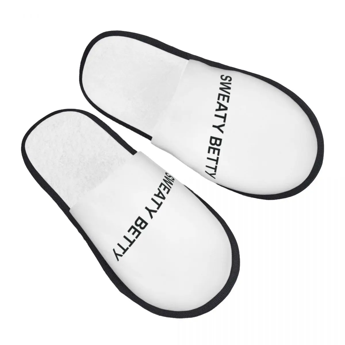 Custom Sweaty Bettys Logo House Slippers Women Comfy Memory Foam Slip On Spa Slipper Shoes