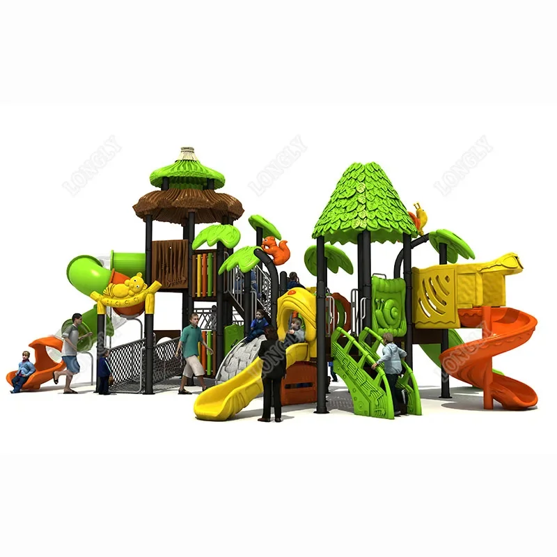 Hot selling outdoor playground kids slide amusement park equipment