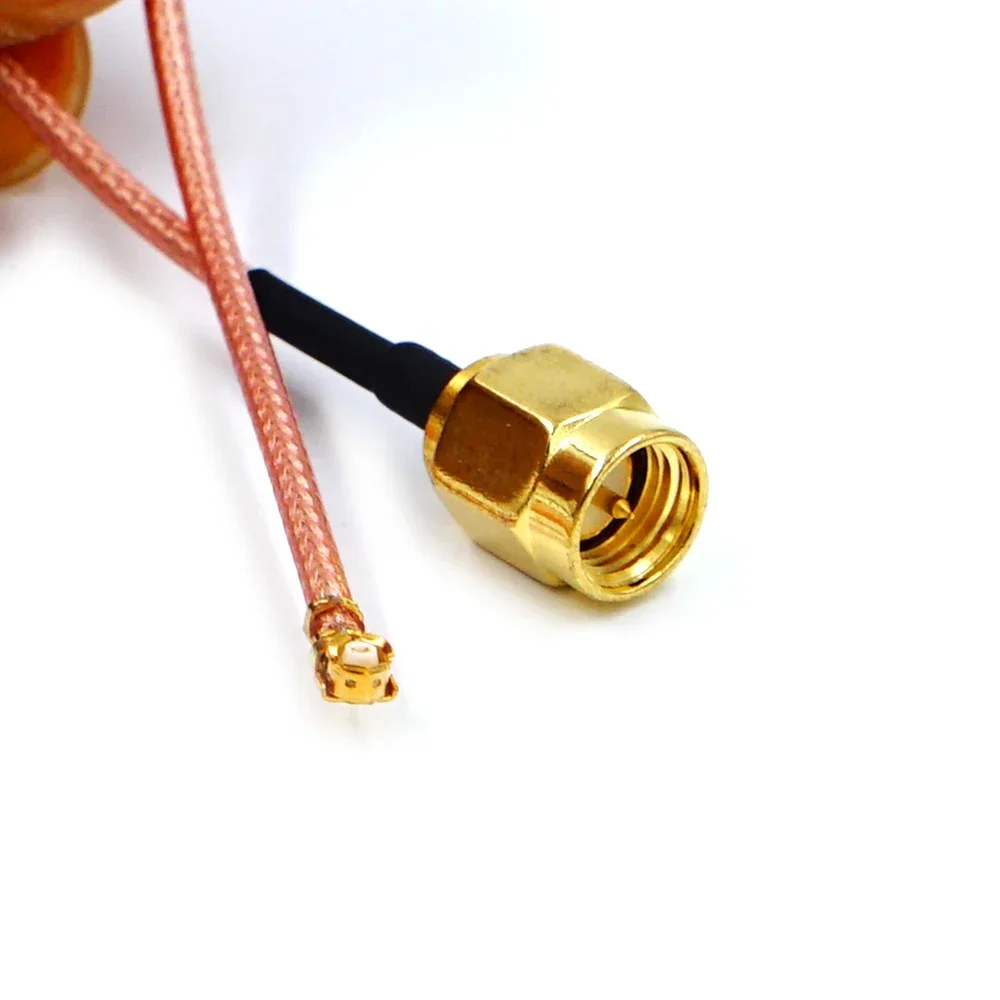 pigtail Jump SMA male plug to U.FL IPX connectors RG178 cable for Wifi router GPS etc 15cm