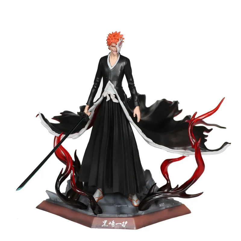 

Bleach Kurosaki Ichigo Gk Figure Hollow Mask Dual Head Sculpt Pvc Resin Anime Figures Statue Office Decor Collectible Toys Gifts