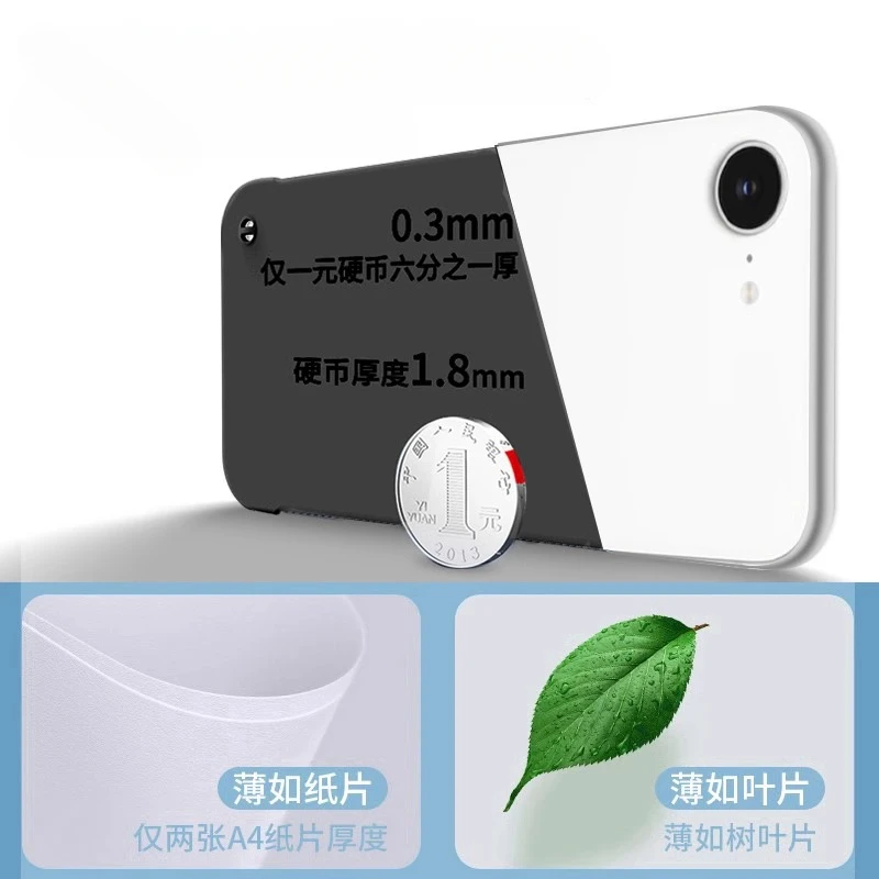 16E Ultradünne rahmenlose Handyhülle für iPhone 16 E 16 Pro Max 16 Plus, matte harte PC-Schutzhülle auf der Rückseite – Detail 4
