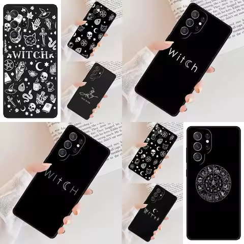 Magic Witches Phone Case For Samsung Galaxy S24 S23 S22 S21 Ultra S10 Note 10 Pro S20 Plus FE S9 S8 Cover