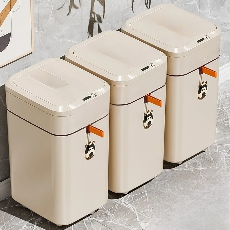 

Intelligent induction trash can high value household living room