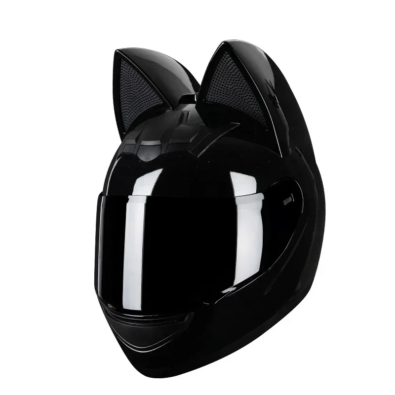 

cat ears motorbike riding helmet full face bicycle electric bike helmet motorcycle helmets for women