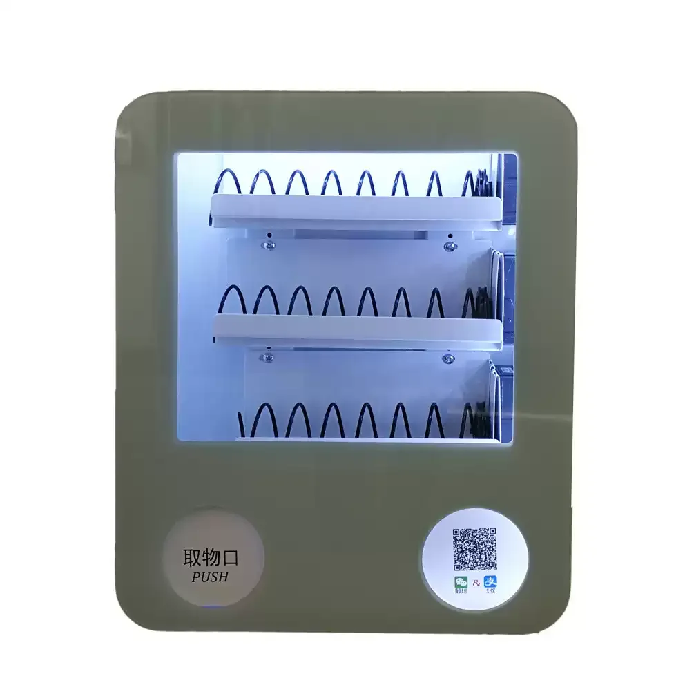 Mini Wall Mounted Vending Machine QR Code Payment Smart Vending Dispenser for Hotela