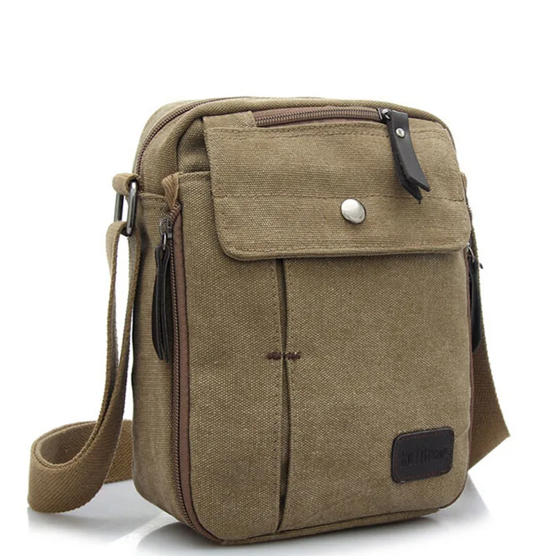 Mensageiro Casual Shoulder Bag masculino, bolsa de viagem de lona de alta qualidade, Outdoor Crossbody Bag, vendendo