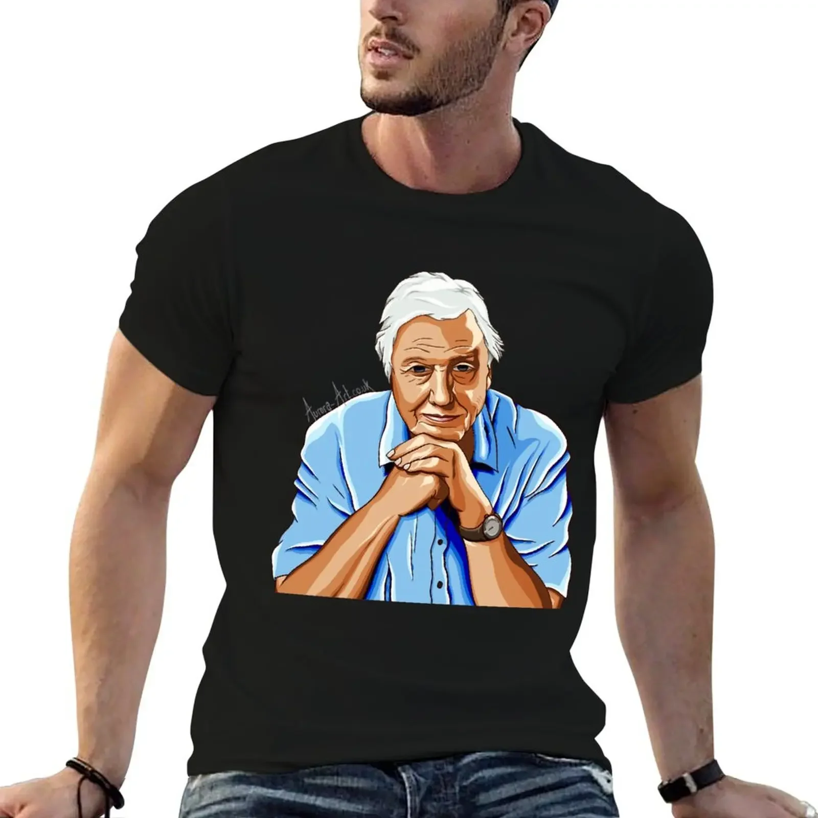 

Mens Womens The Legendary Sir David Attenborough Cool Gift T-Shirt anime figures mens graphic t-shirts hip hop