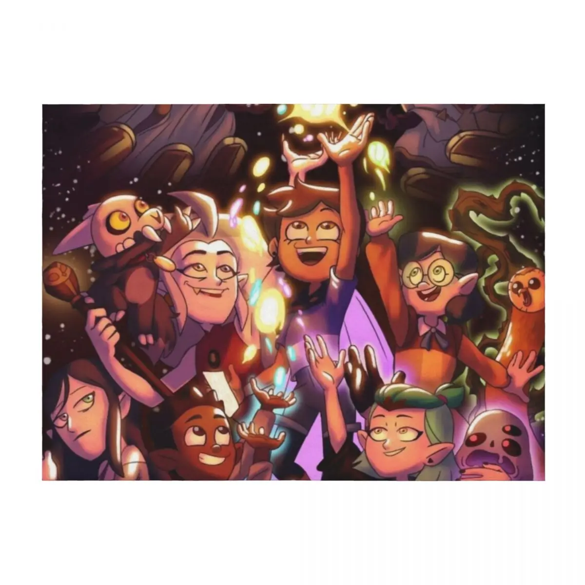 

THE WHOLE PARTY Throw Blanket Travel Moving Camping Blankets
