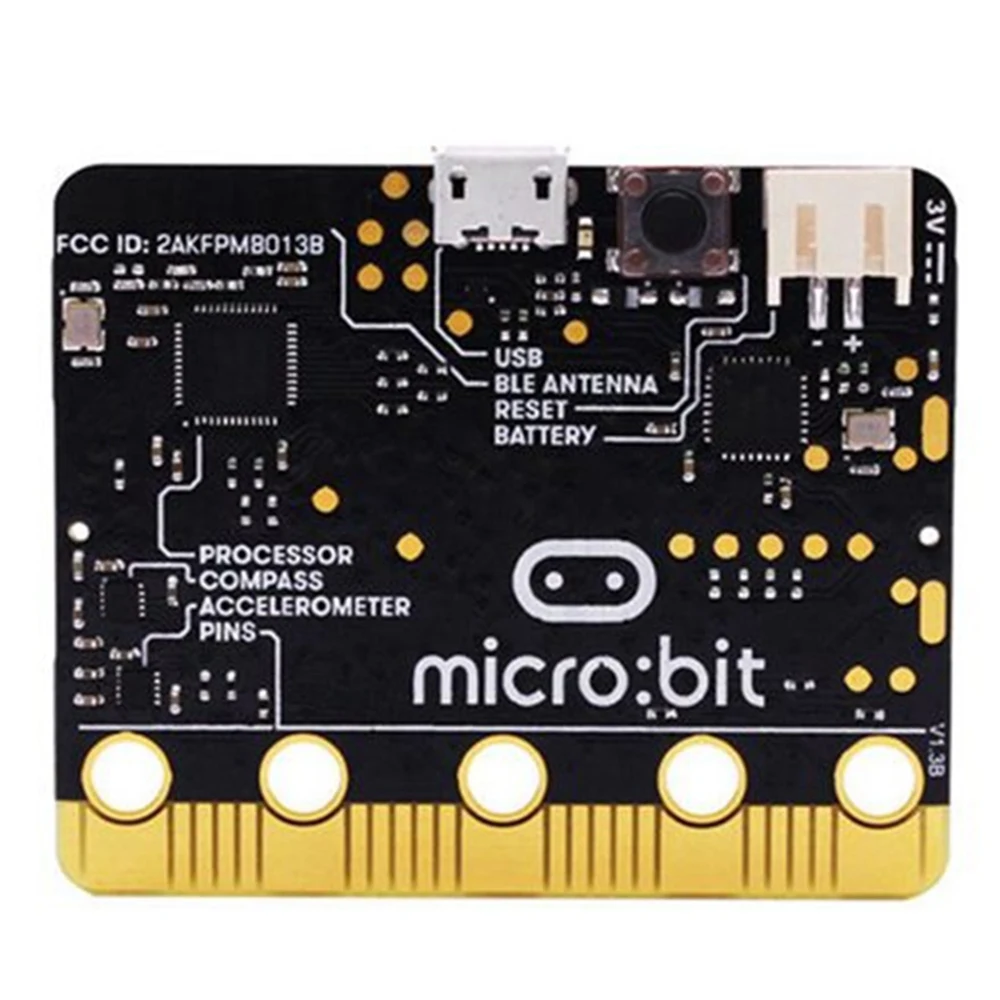 

A92Z BBC Microbit Go Start Kit Micro:Bit BBC Development Board DIY Programmable Learning With Alligator Clips Test Lead Set