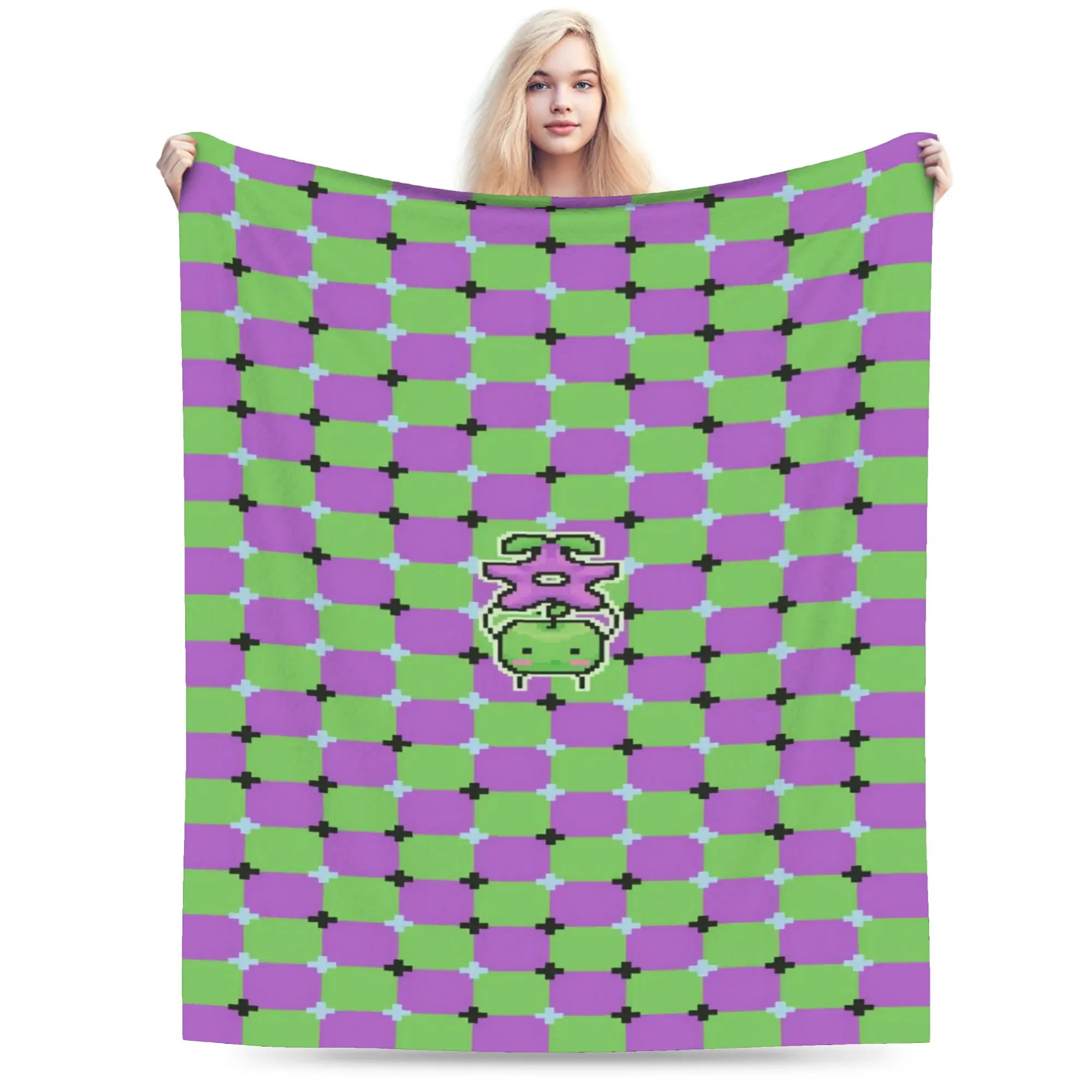New Arrival Stardew Valley Animals Blanket Lightweight Thin Velvet  Comfortable Throw Blanket Machine Washable