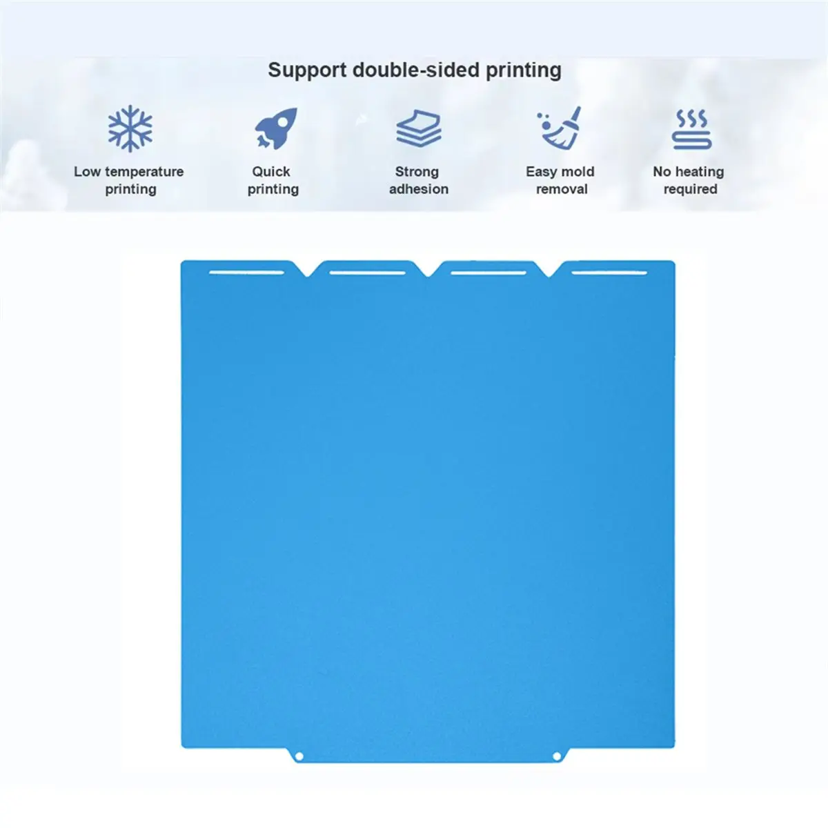 2PC for U1 Build Plate 276x293mm PLA PETG Cool Bed Glacier Cold Plate Adhesion 3d Printer Accessories