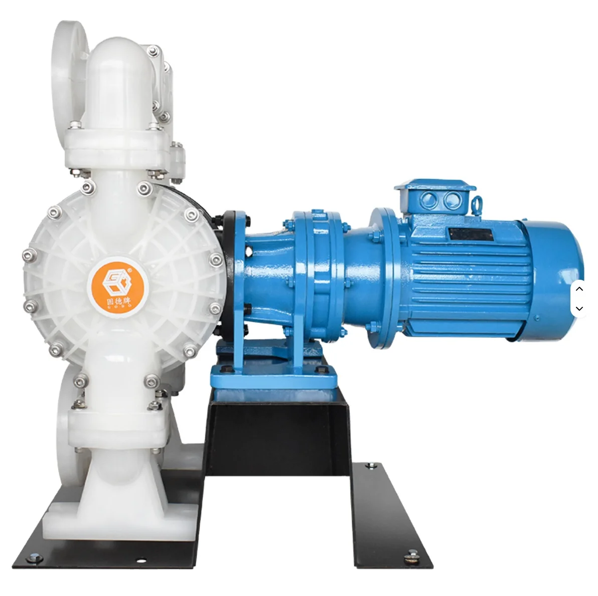 DBY3-80S Low Pressure OEM Electric Diaphragm Pump for Sewage Sulfuric Chemical Industry 245 L/min Flow Rate American Style