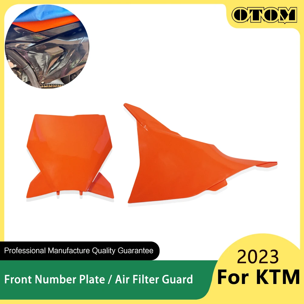 Otom Motorrad vorderes Nummern schild links Luftfilter schutz Kunststoff abdeckung schutz für ktm sx sxf xc xcf