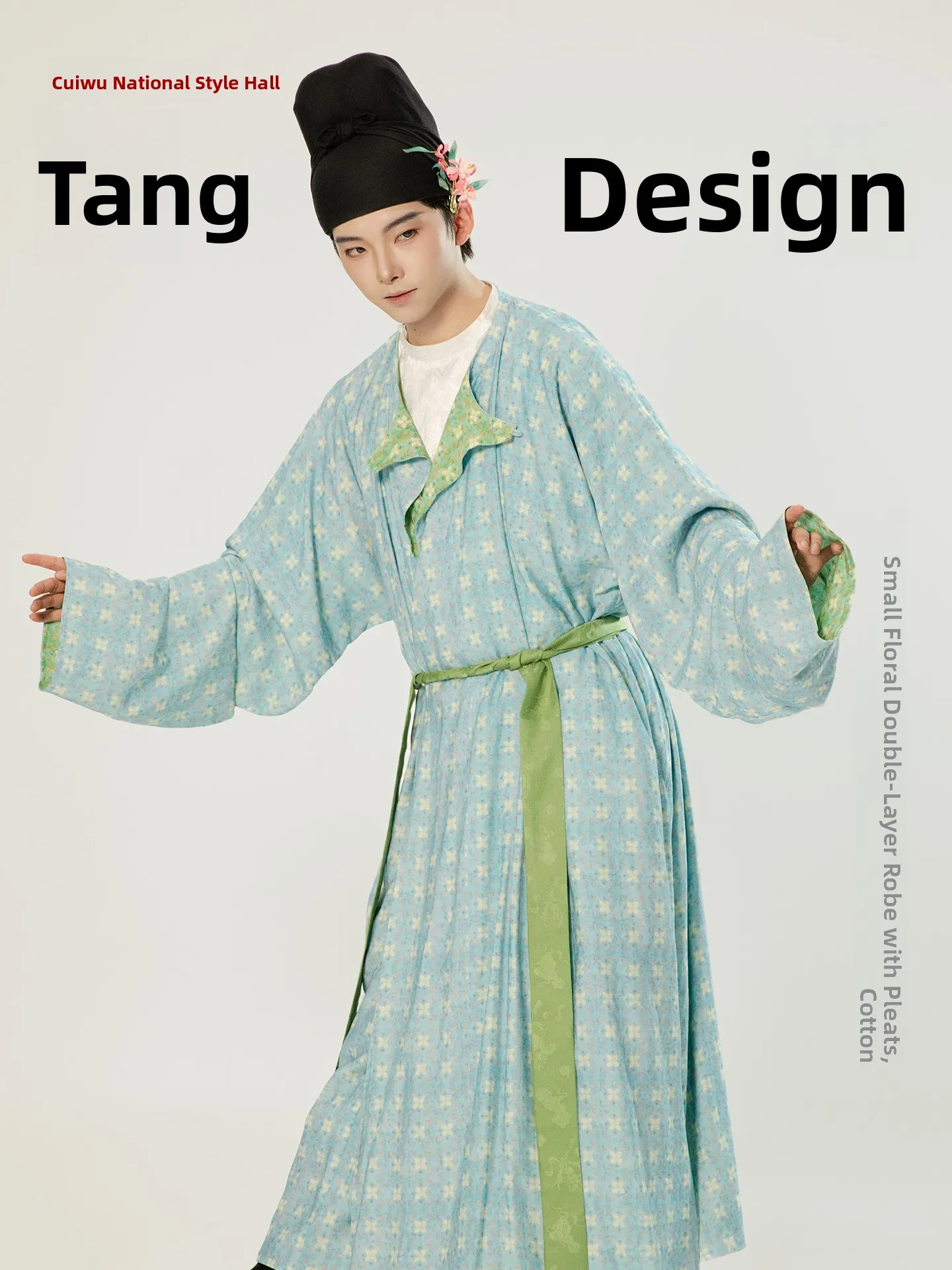 tunica-de-doble-capa-con-cuello-redondo-y-estampado-floral-pequeno-de-algodon-estilo-hanfu-de-la-dinastia-tang-para-hombre