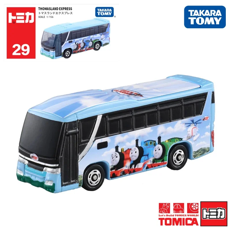 Takara Tomie Nr. 29 Thomas Land Express Bus 1:156 Auto Gelegeerd Speelgoed Motorvoertuig Diecast Metalen Model Kids Speelgoed Jongens